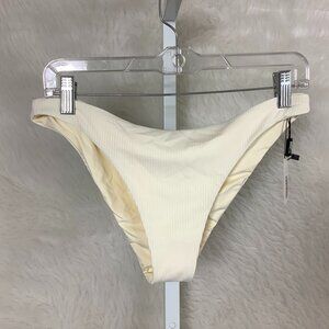 Bromelia Bonito Ivory Coconut Ribbed Bottoms NWT XL